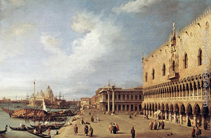 View of the Ducal Palace painting - Canaletto View of the Ducal Palace art painting